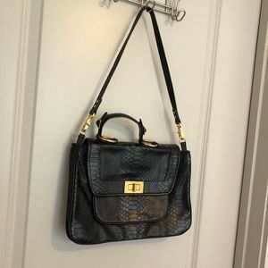 Rebecca minkoff snakeskin work bag